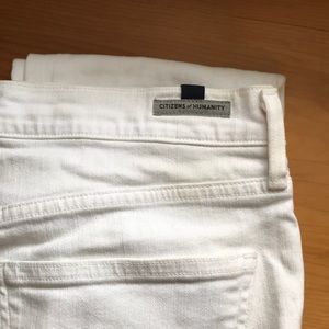 CofH Rocket Jeans in white. High rise. 29